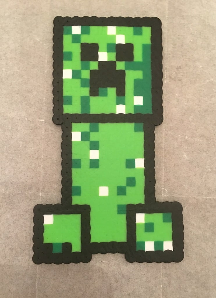 Minecraft pärlplattor – Creeper och Steve