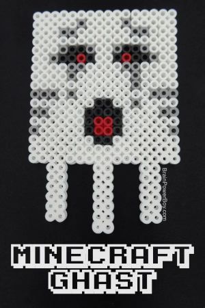 Ghast Nether Minecraft pärlplatta