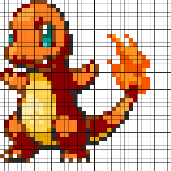 Charmander mönster