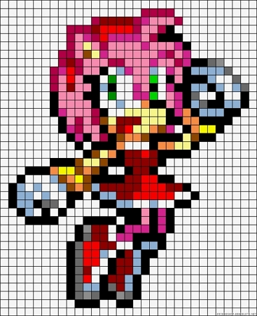 Amy Rose pärlplatta