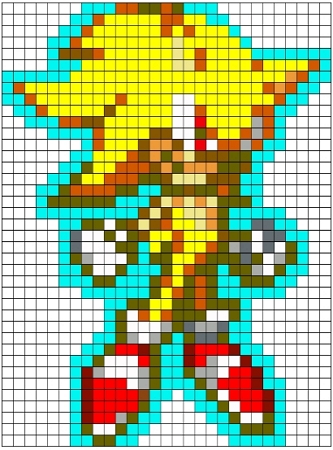 Super Sonic pärlplatta