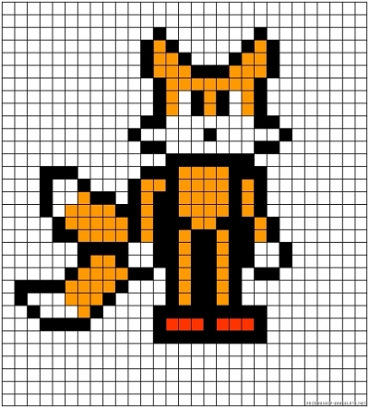 Tails pärlplatta
