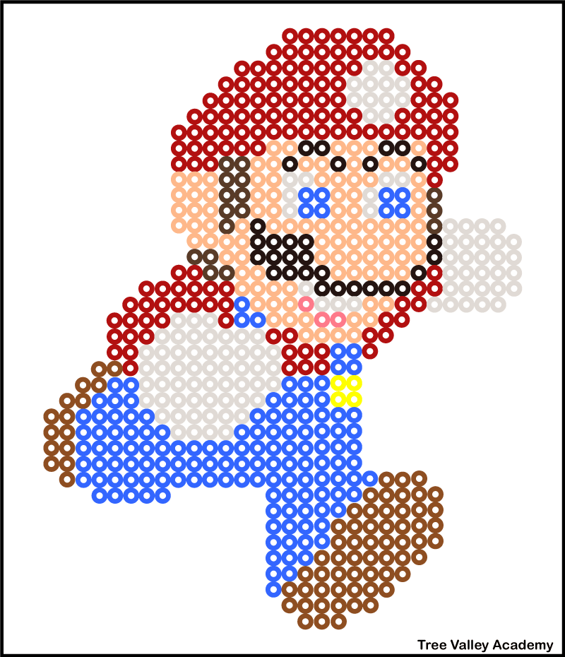 Super Mario pärlplattor – Mario och Yoshi